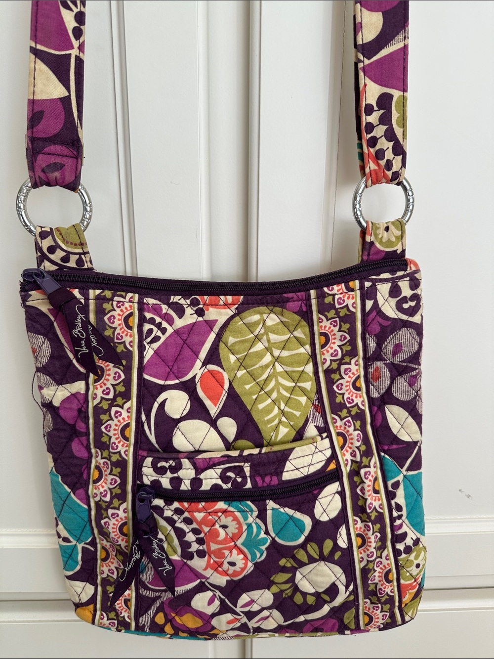 Vera Bradley Multicolor Quilted Floral Crossbody Bag